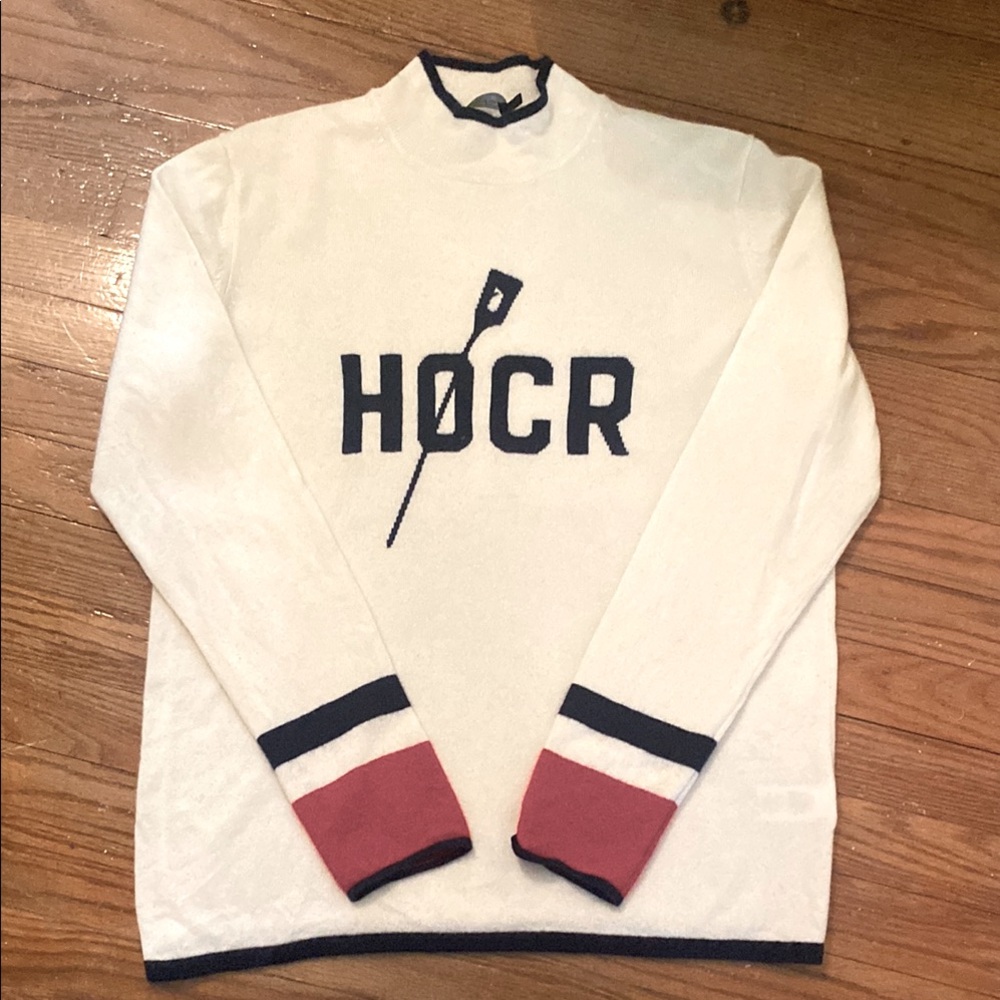Vineyard Vines Head of The Charles Limited Edition Cashmere Mock Neck Size Large